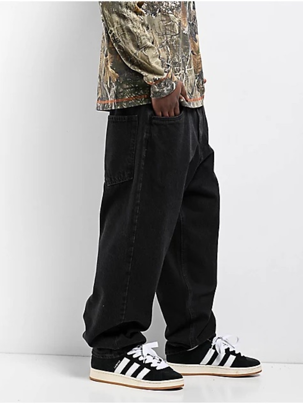 Empyre Shmutz Black Ultra Loose Skate Jeans Size 30